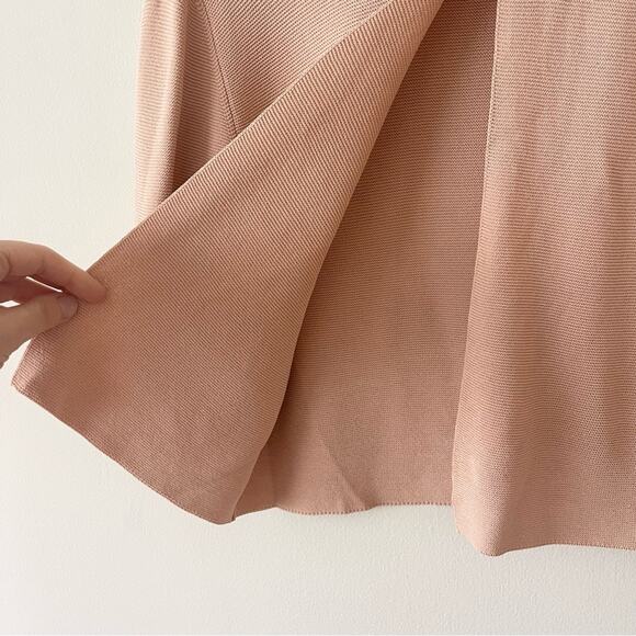 Natan Knit Cardigan Sweater Cropped Women’s size 2 Tan - Picture 5 of 7